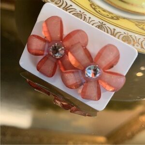 Acrylic Flower Stud Earrings